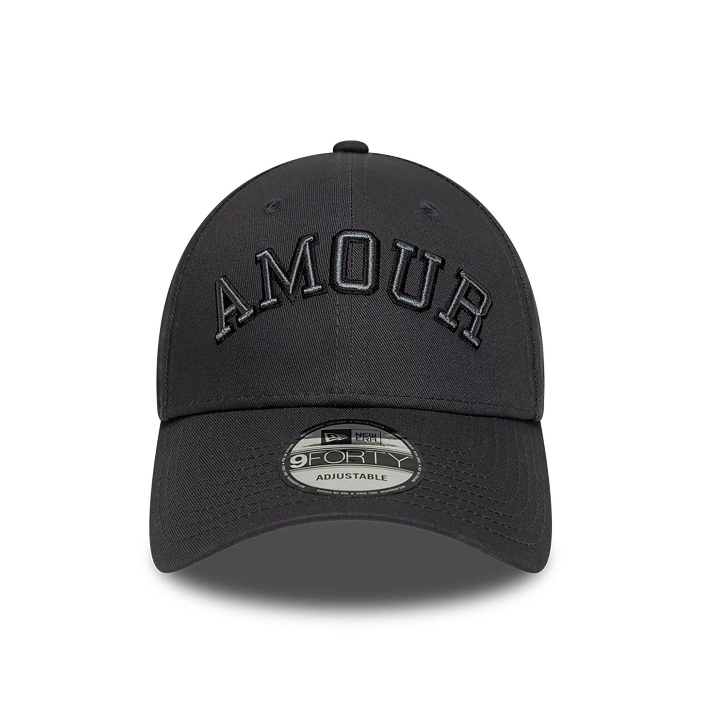 This is a New Era Zadig&Voltaire Amour Dark Grey 9FORTY Adjustable Cap 2