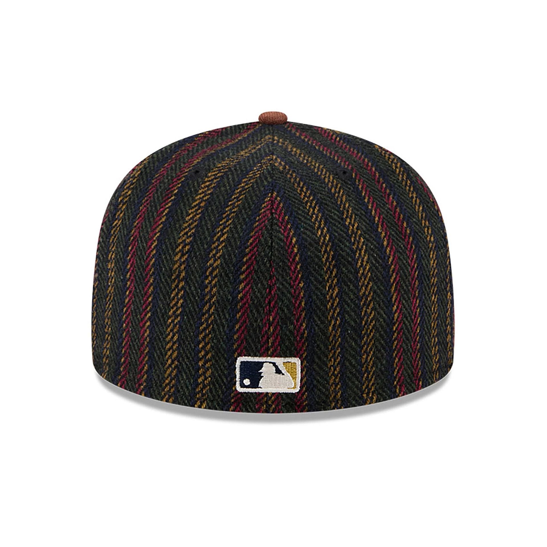 This is a New York Mets Vintage Herringbone Dark Brown 59FIFTY Fitted Cap 5