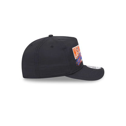 This is a New York Knicks Throwback Brush Black Golfer Clipback Adjustable Cap 6