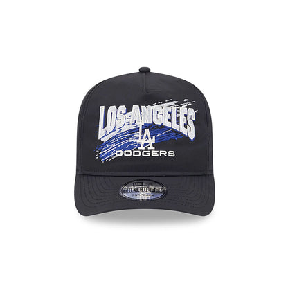 This is a LA Dodgers Throwback Brush Black Golfer Clipback Adjustable Cap 3