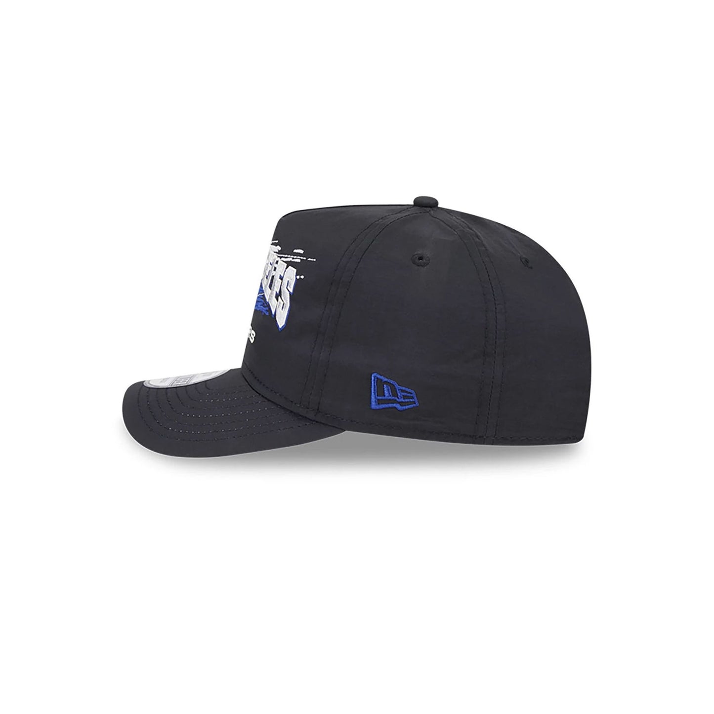 This is a LA Dodgers Throwback Brush Black Golfer Clipback Adjustable Cap 7