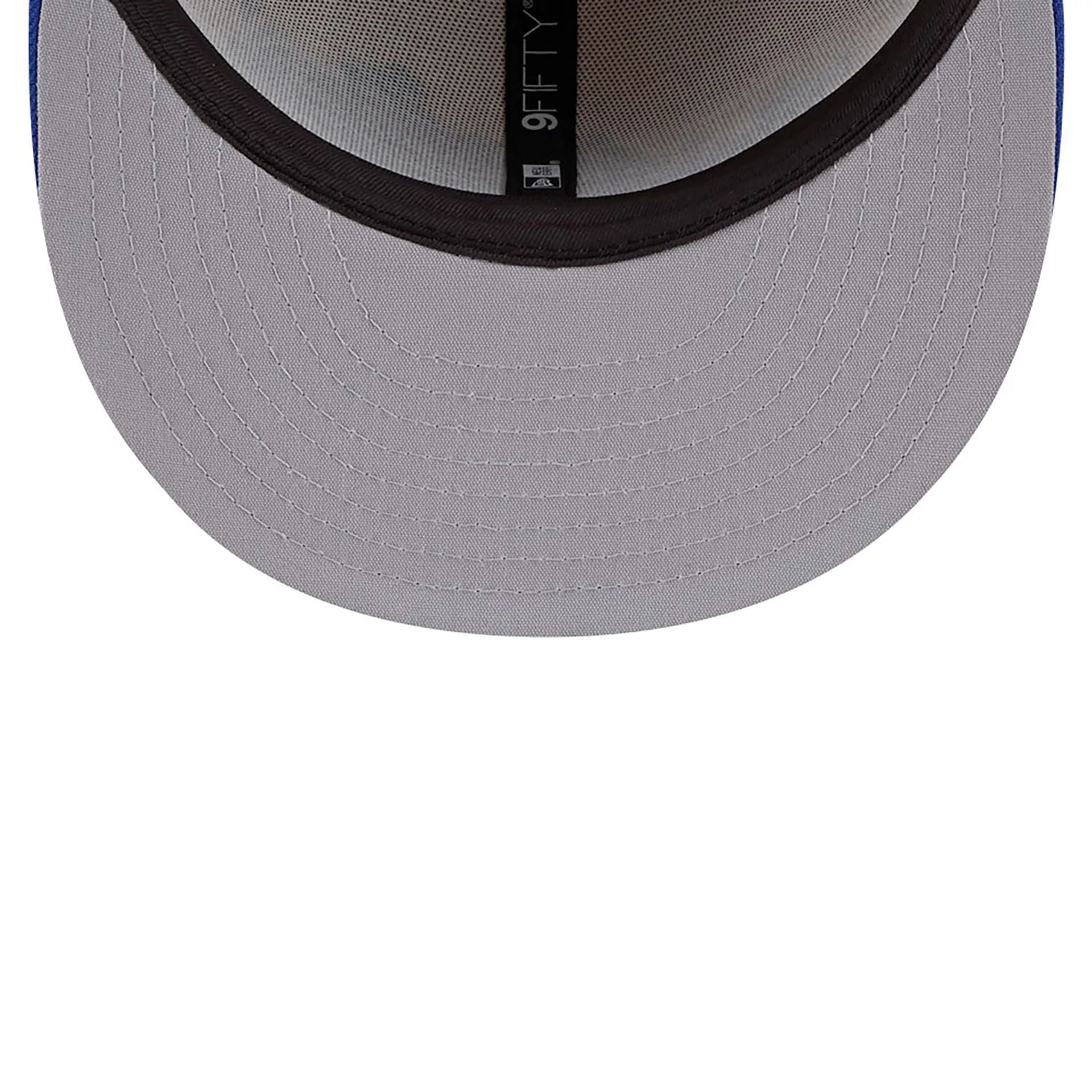 This is a LA Dodgers Team Art Beige 9FIFTY Snapback Adjustable Cap 2