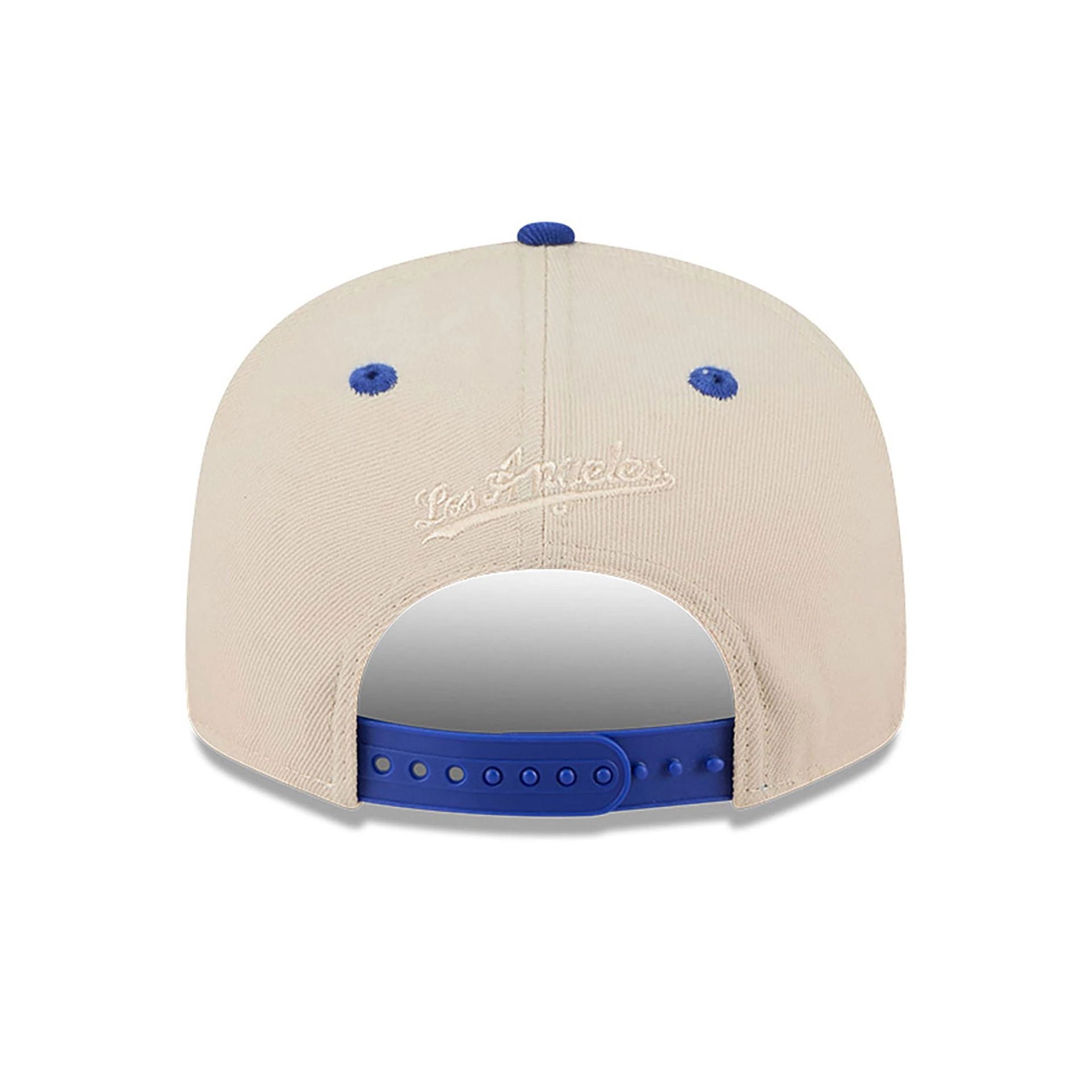 This is a LA Dodgers Team Art Beige 9FIFTY Snapback Adjustable Cap 5