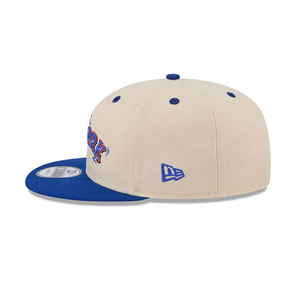 This is a New York Mets Team Art Beige 9FIFTY Snapback Cap 7