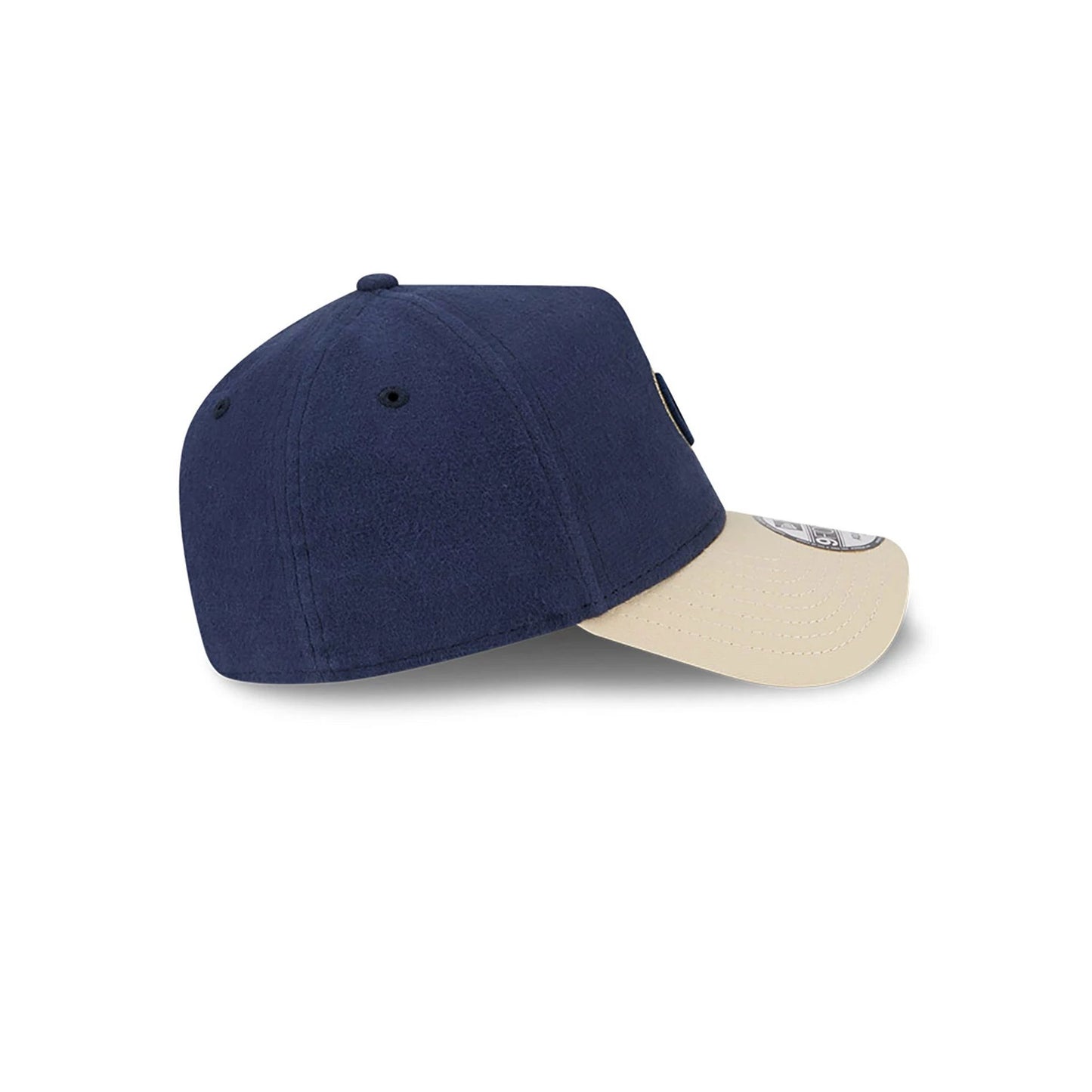 This is a Chicago Cubs Moleskin Crown Navy 9FORTY A-Frame Adjustable Cap 6