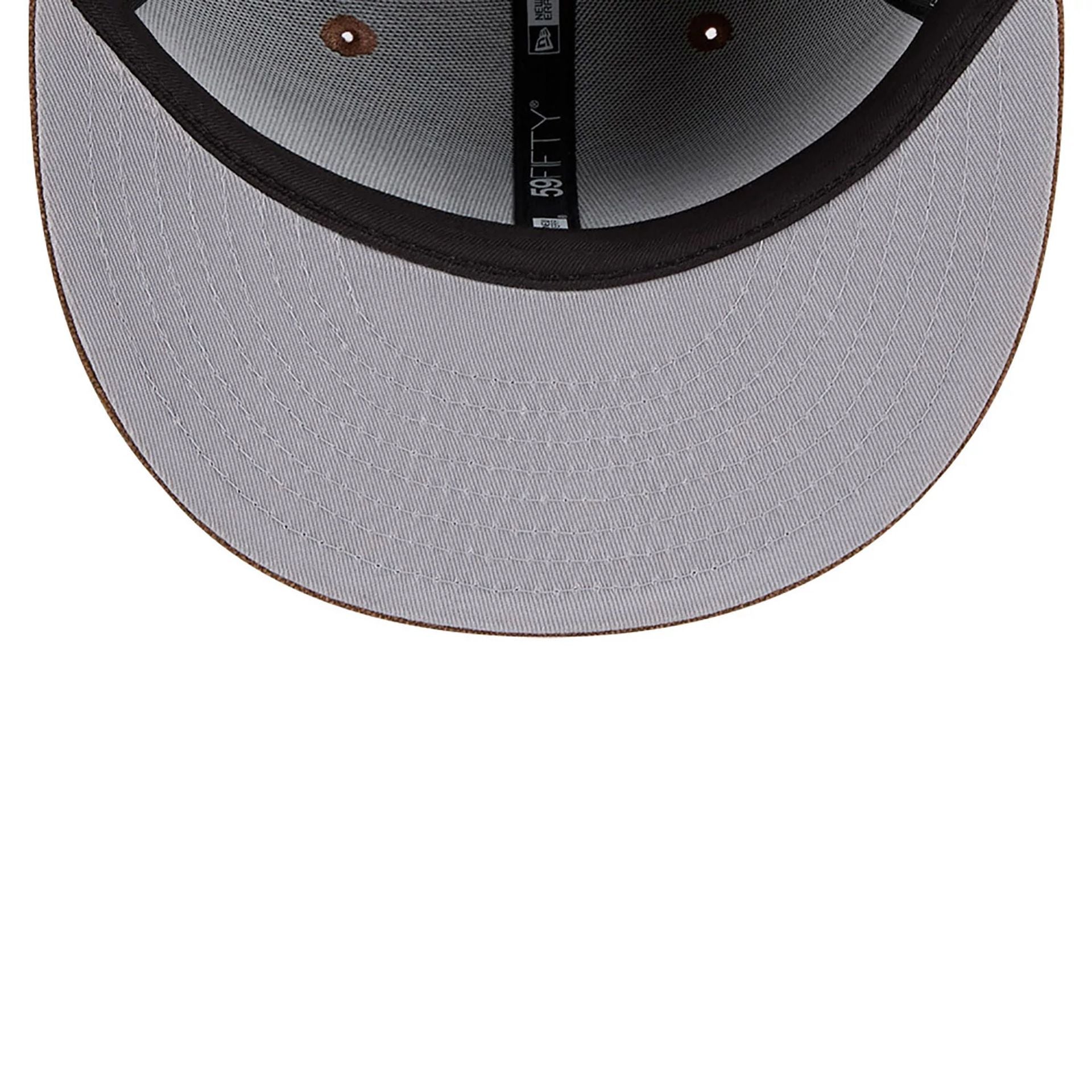 This is a Seattle Mariners Logo Scribble Dark Brown 59FIFTY Fitted Cap 2