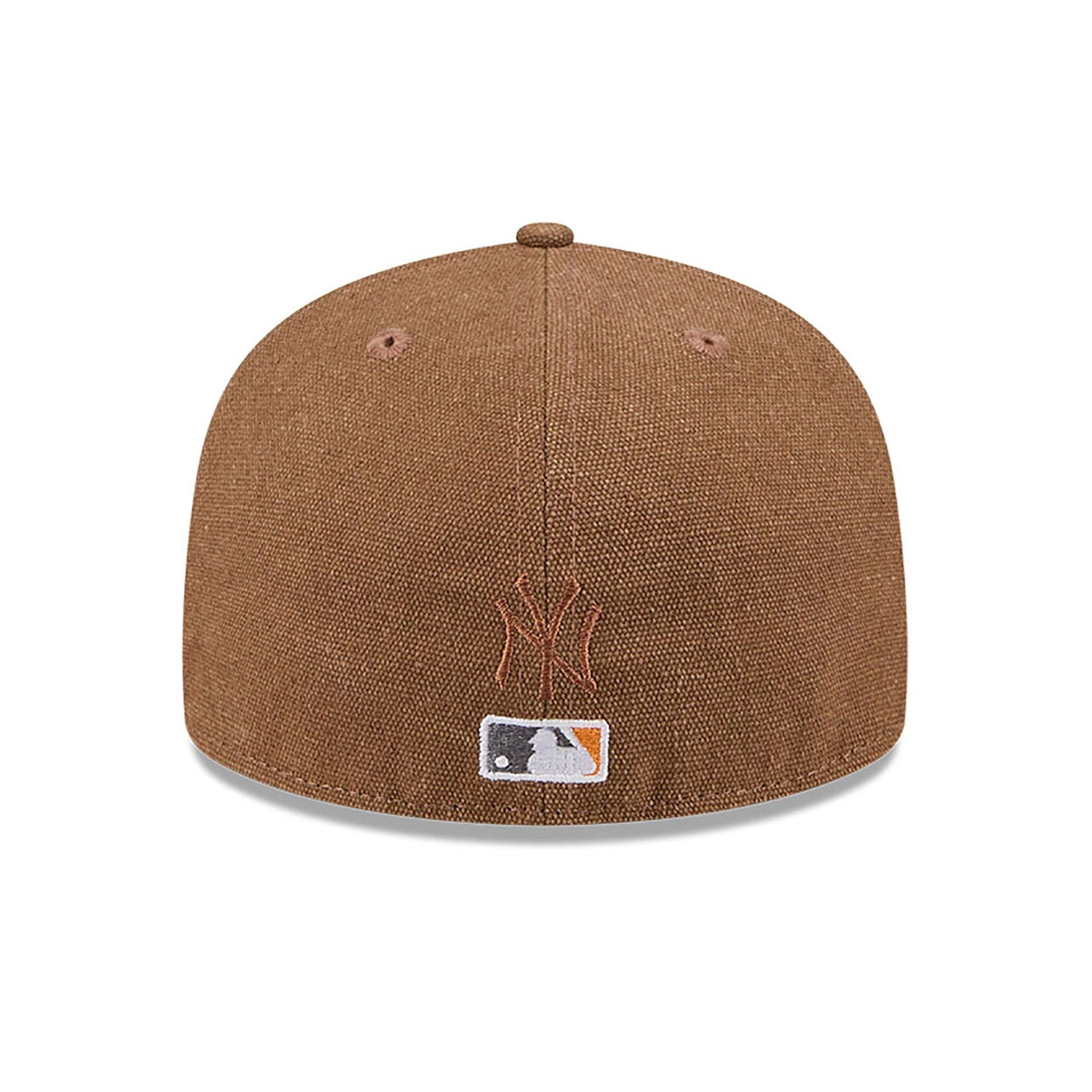 This is a New York Yankees Logo Scribble Dark Brown 59FIFTY Fitted Cap 5