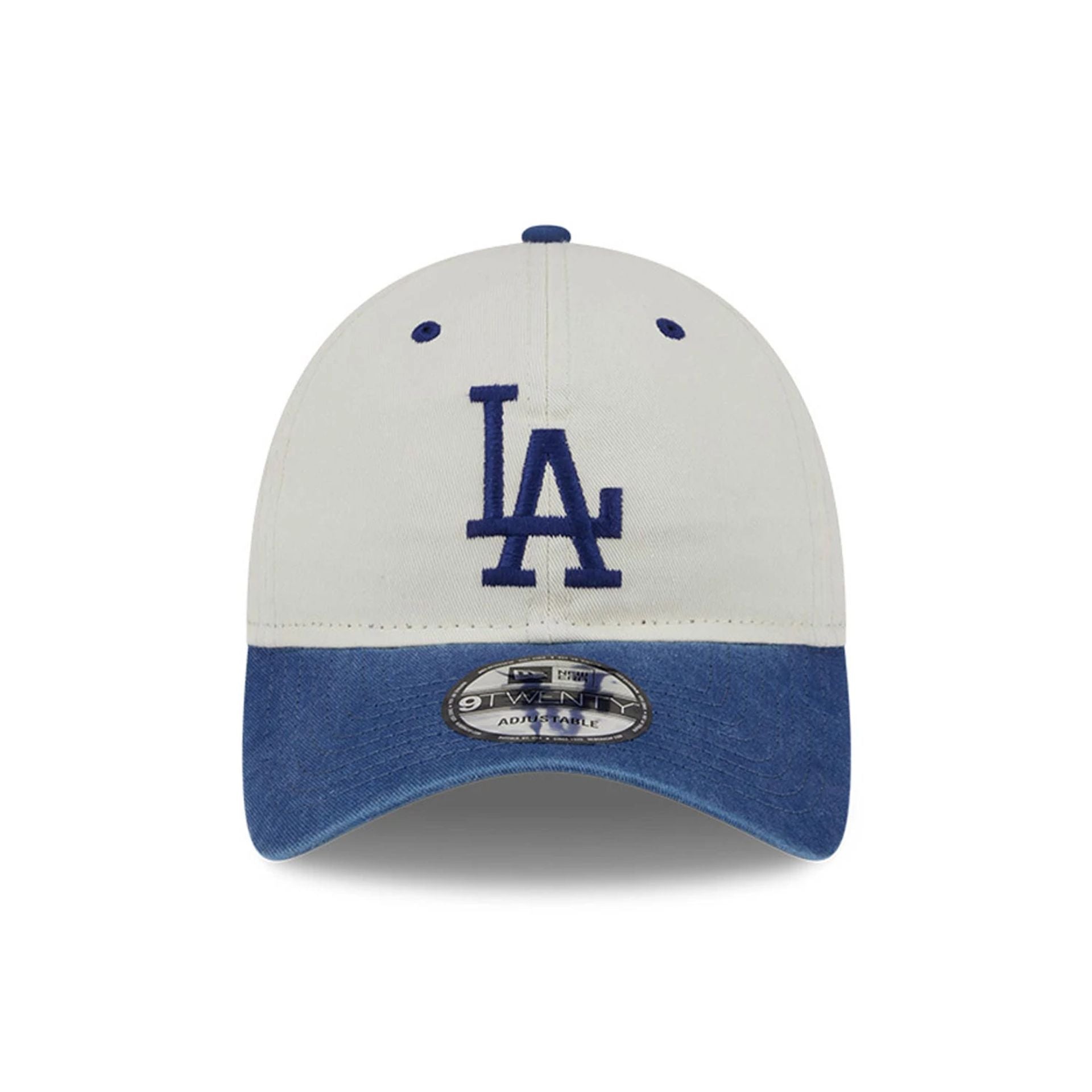 This is a LA Dodgers Classic Sidescript White 9TWENTY Adjustable Cap 2