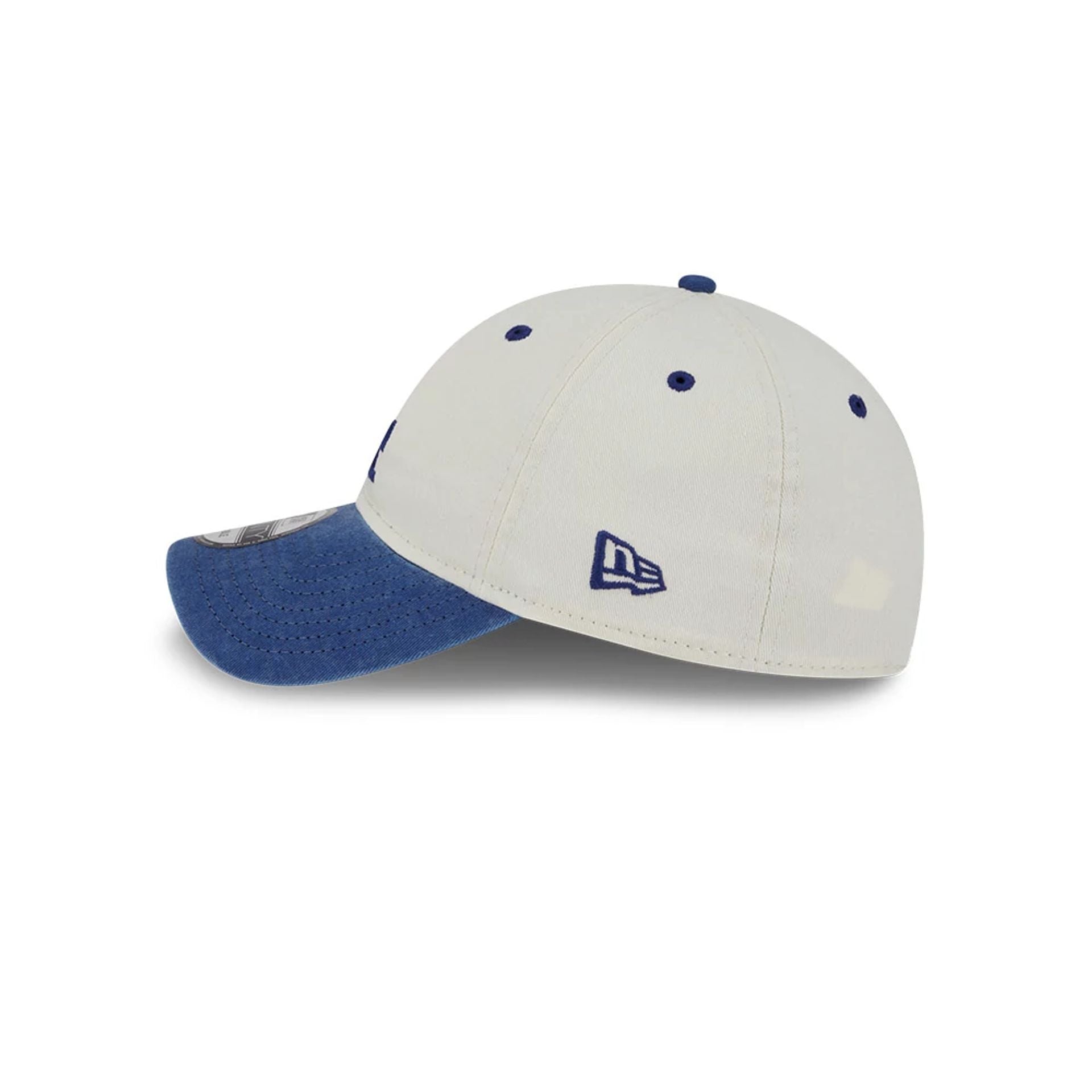 This is a LA Dodgers Classic Sidescript White 9TWENTY Adjustable Cap 7