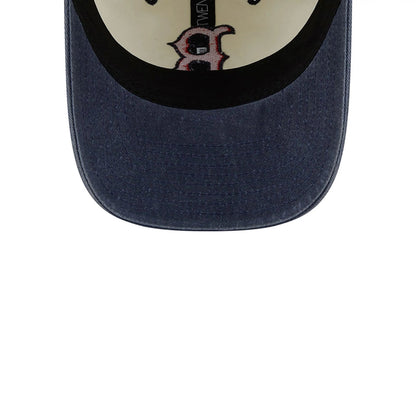 This is a Boston Red Sox Classic Sidescript White 9TWENTY Adjustable Cap 4