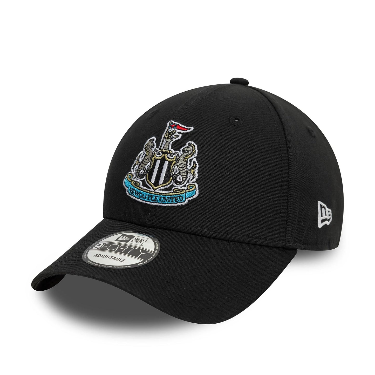 This is a Newcastle United FC Core Black 9FORTY Adjustable Cap 1