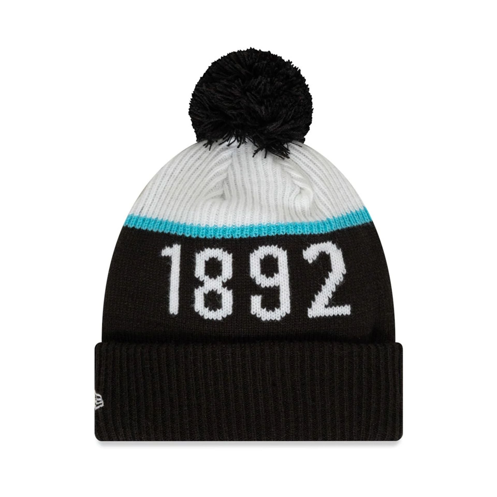 This is a Newcastle United FC Black Sport Knit Beanie Hat 2