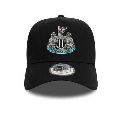 This is a Newcastle United FC Core Black 9FORTY E-Frame Trucker Adjustable Cap 5