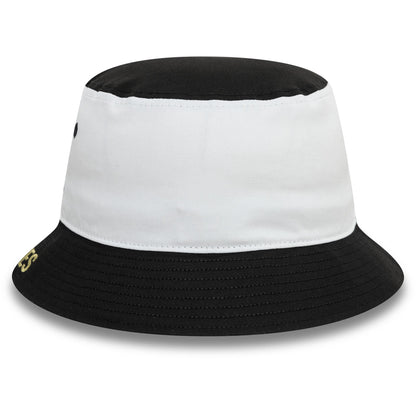 This is a Newcastle United FC 95 Retro Black Bucket Hat 3