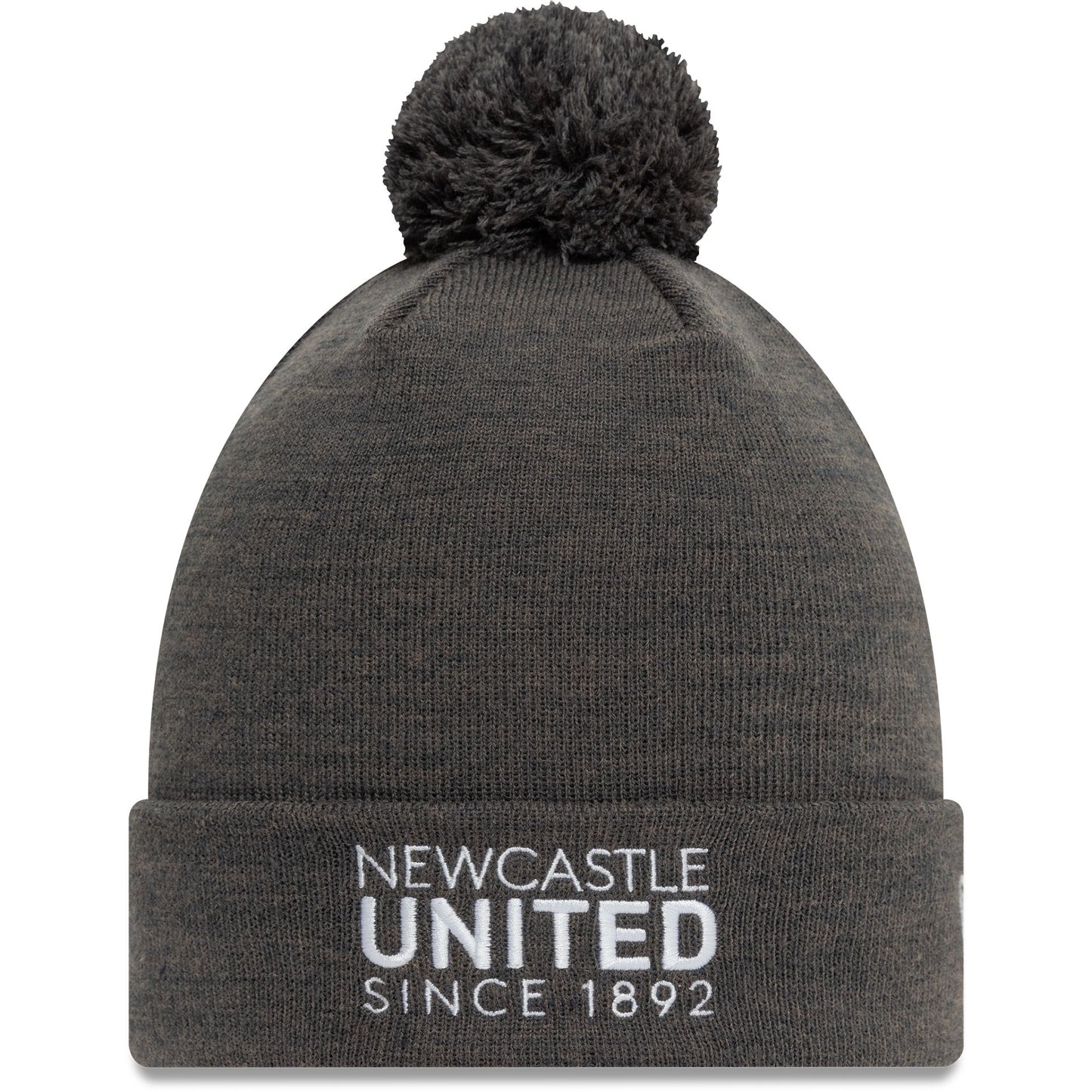 This is a Newcastle United FC Polylana® Dark Grey Cuff Knit Beanie Hat 1