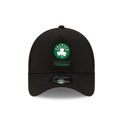 This is a Boston Celtics Bristol Studio x NBA Black 9FORTY A-Frame Adjustable Cap 3