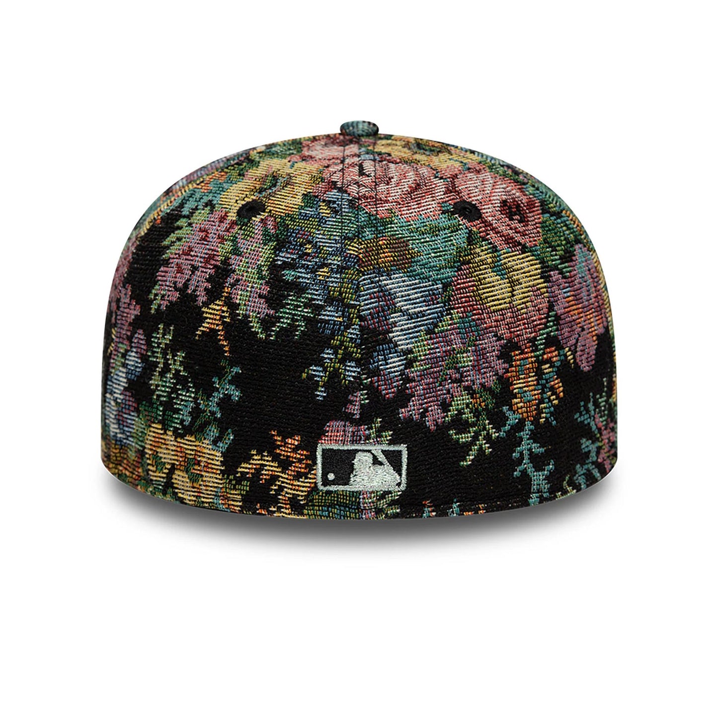 This is a LA Angels Jacquard Patterns All Over Print Black 59FIFTY Fitted Cap 5