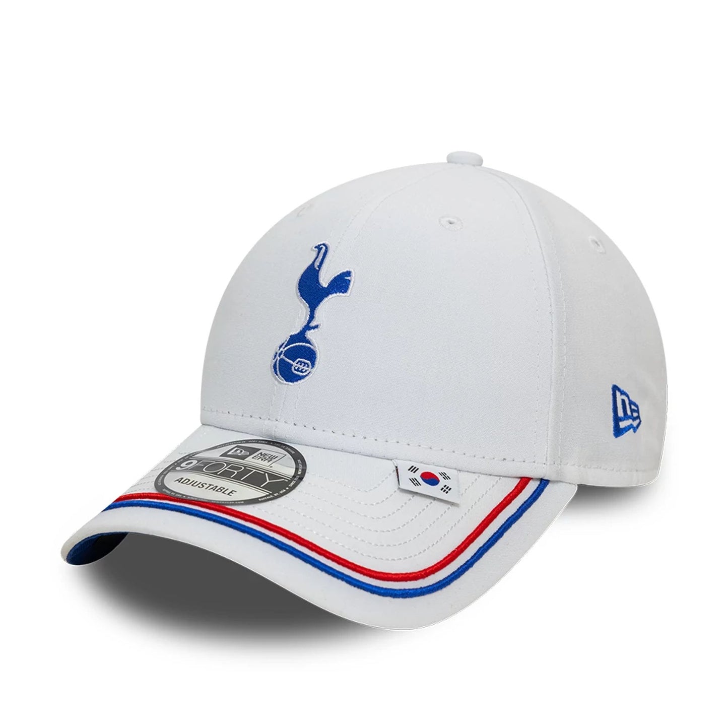 This is a Repreve® Tottenham Hotspur FC Flag Pack White 9FORTY Adjustable Cap 1