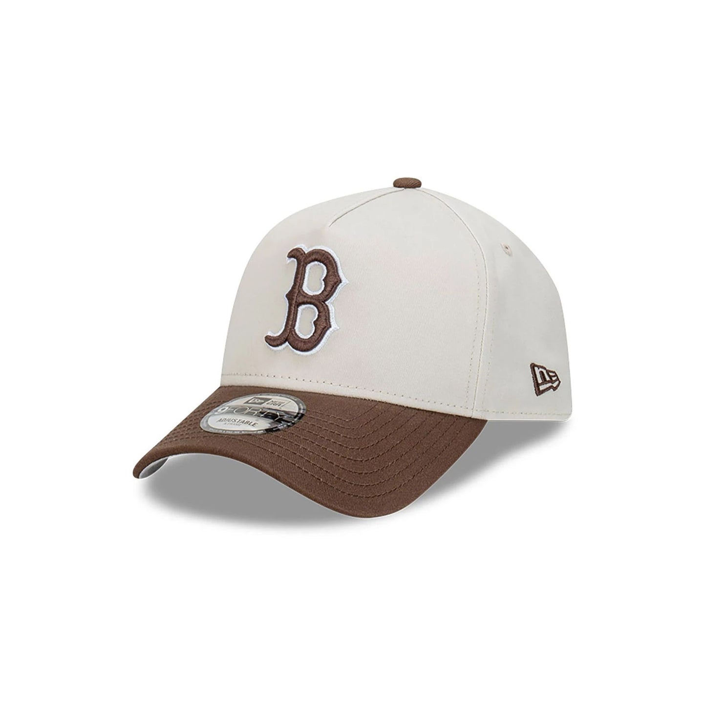 This is a Boston Red Sox Vintage Light Beige 9FORTY A-Frame Adjustable Cap 1