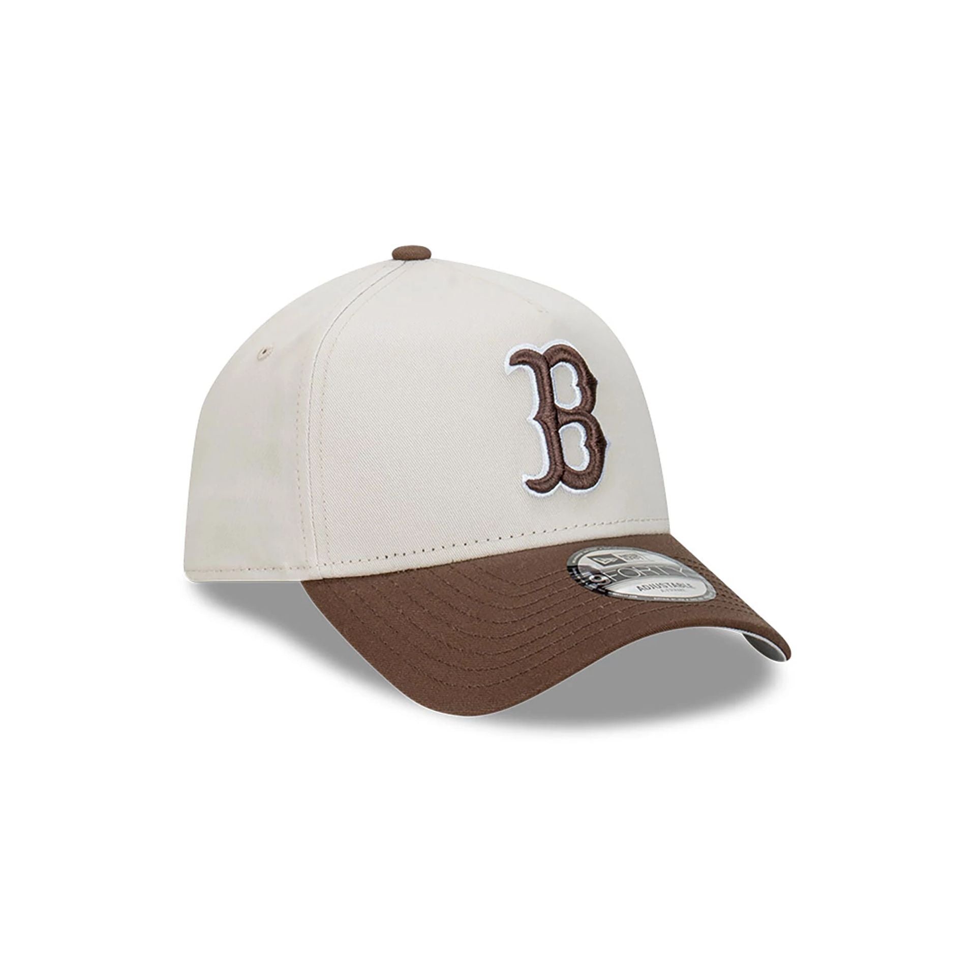 This is a Boston Red Sox Vintage Light Beige 9FORTY A-Frame Adjustable Cap 4