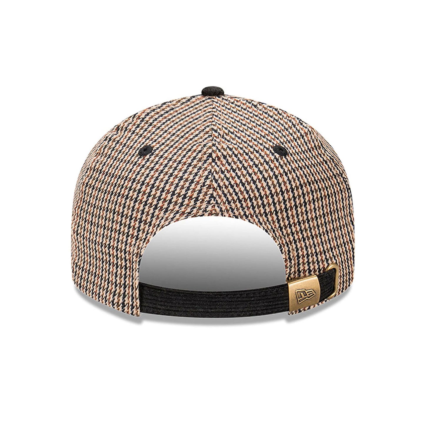 This is a New York Yankees Houndstooth Brown Retro Crown 9FIFTY Snapback Cap 5