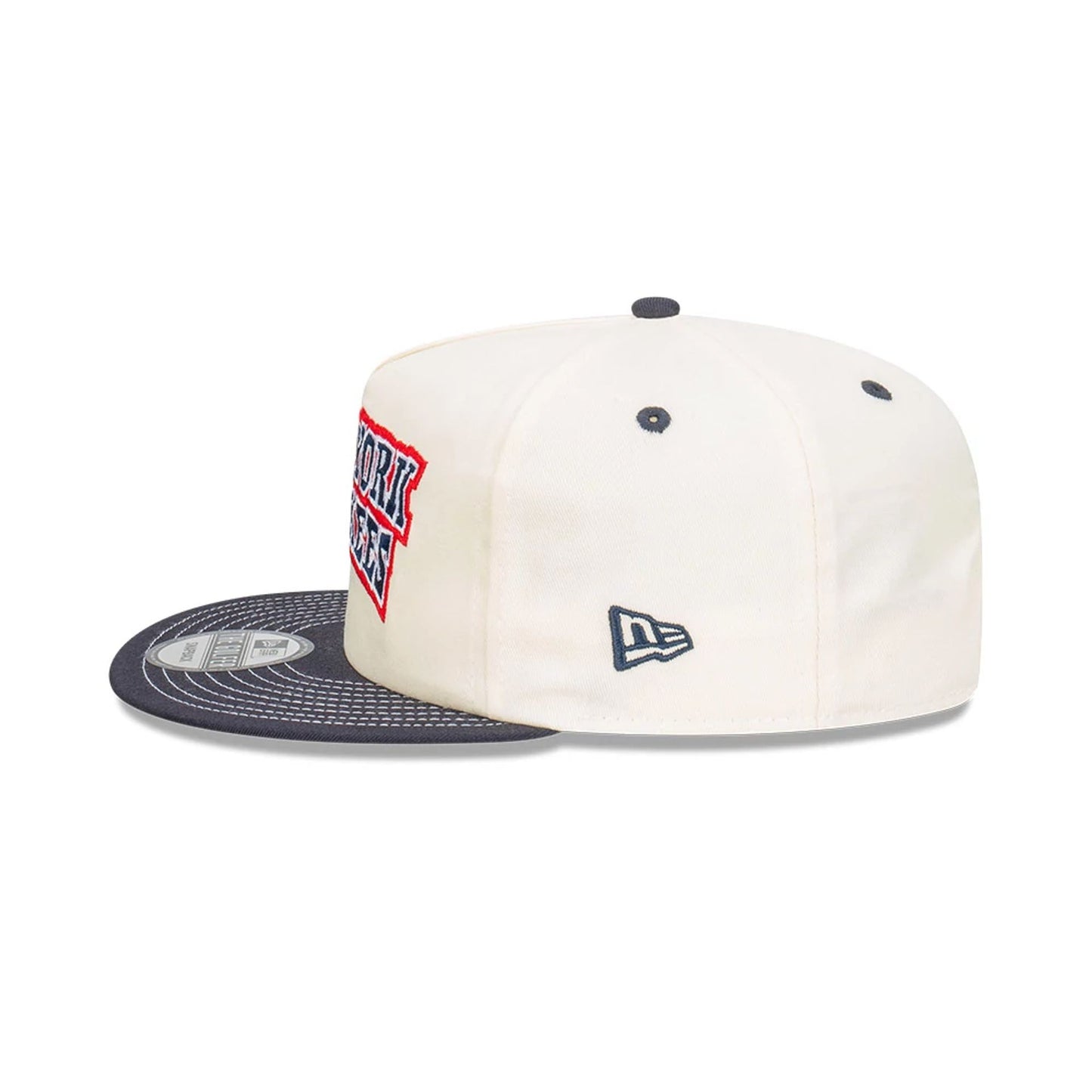 This is a New York Yankees Cut N Paste White Golfer Snapback Adjustable Cap 6