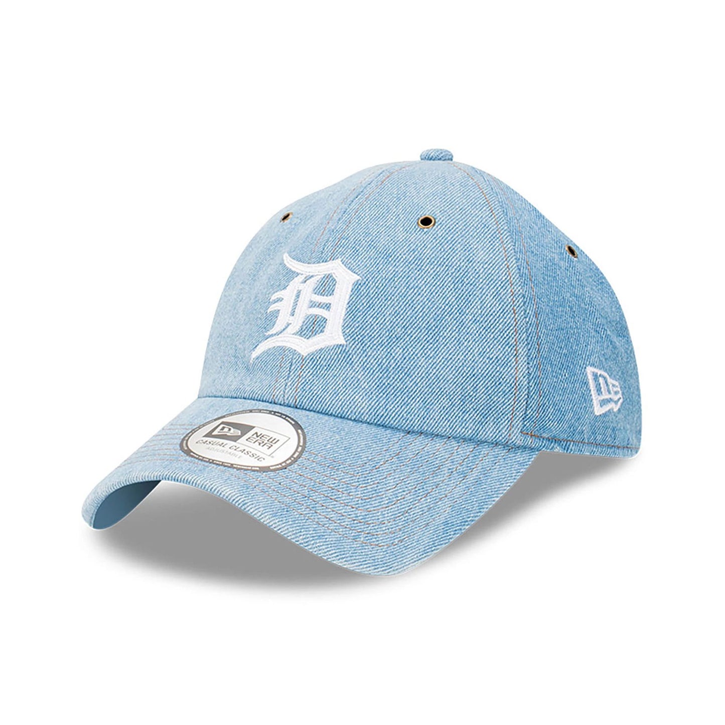 This is a Detroit Tigers Washed Denim Blue Casual Classic Adjustable Cap 1