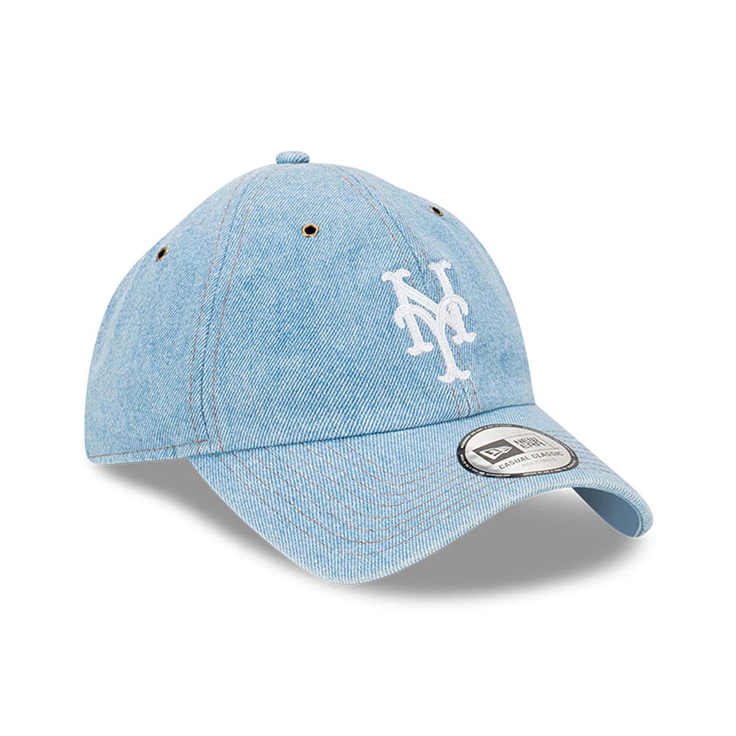 This is a New York Mets Washed Denim Blue Casual Classic Adjustable Cap 3