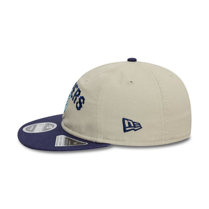 This is a Columbus Clippers MiLB Two Tone Light Beige Retro Crown 9FIFTY Strapback Cap 5