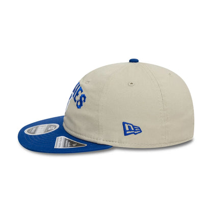 This is a Tennessee Smokies MiLB Two Tone Light Beige Retro Crown 9FIFTY Strapback Cap 3