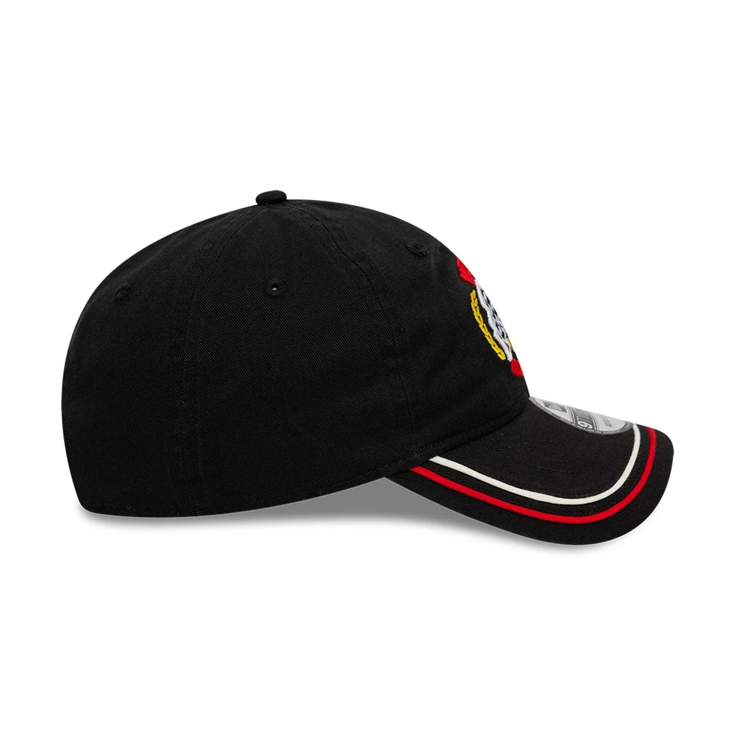 This is a New Era Racing Black 9TWENTY Adjustable Cap 5