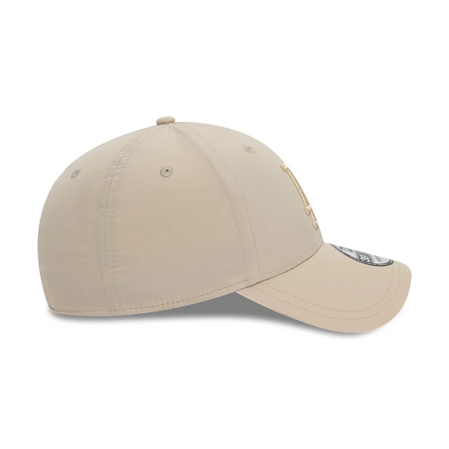 This is a LA Dodgers Tech Nylon Light Beige 39THIRTY Stretch Fit Cap 2