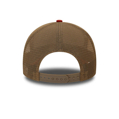 This is a New Era Hot Rod Trucker Rust/Copper 9FORTY A-Frame Trucker Adjustable Cap 5