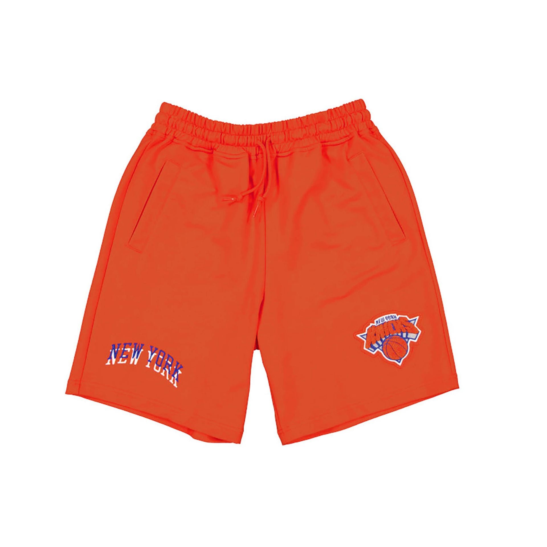 New York Knicks NBA City Edition Orange Shorts 1