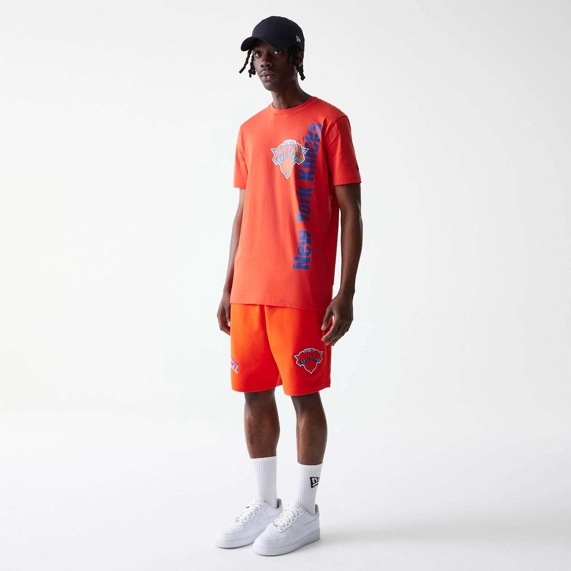 New York Knicks NBA City Edition Orange Shorts 8