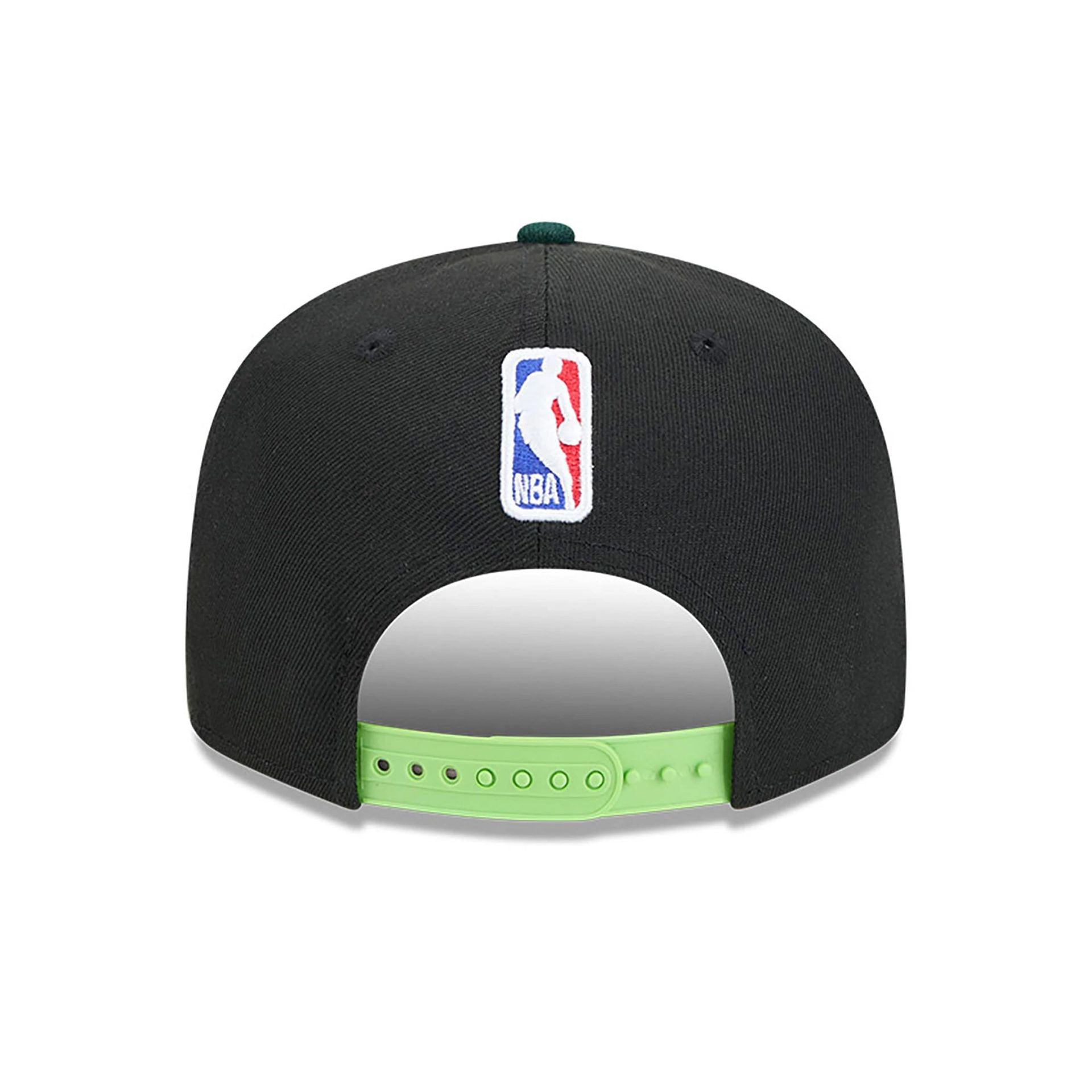 This is a Boston Celtics NBA City Edition Green 9FIFTY Snapback Adjustable Cap 5