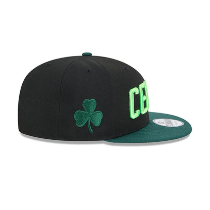 This is a Boston Celtics NBA City Edition Green 9FIFTY Snapback Adjustable Cap 6