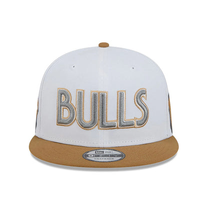 This is a Chicago Bulls NBA City Edition White 9FIFTY Snapback Cap 3