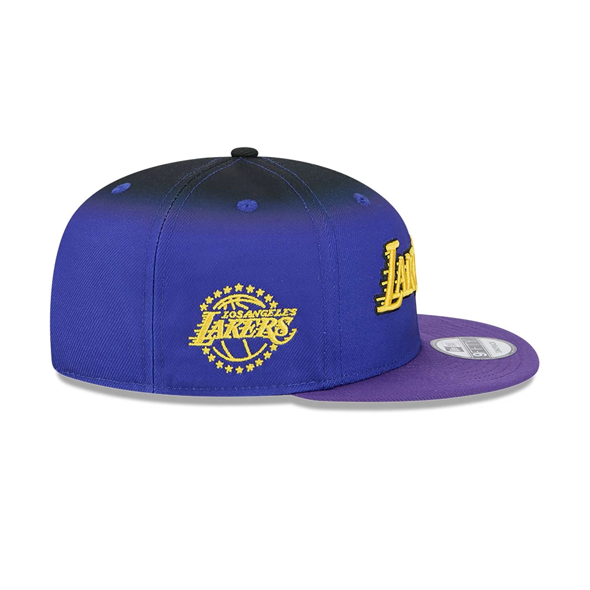 This is a LA Lakers NBA City Edition Purple 9FIFTY Snapback Cap 6