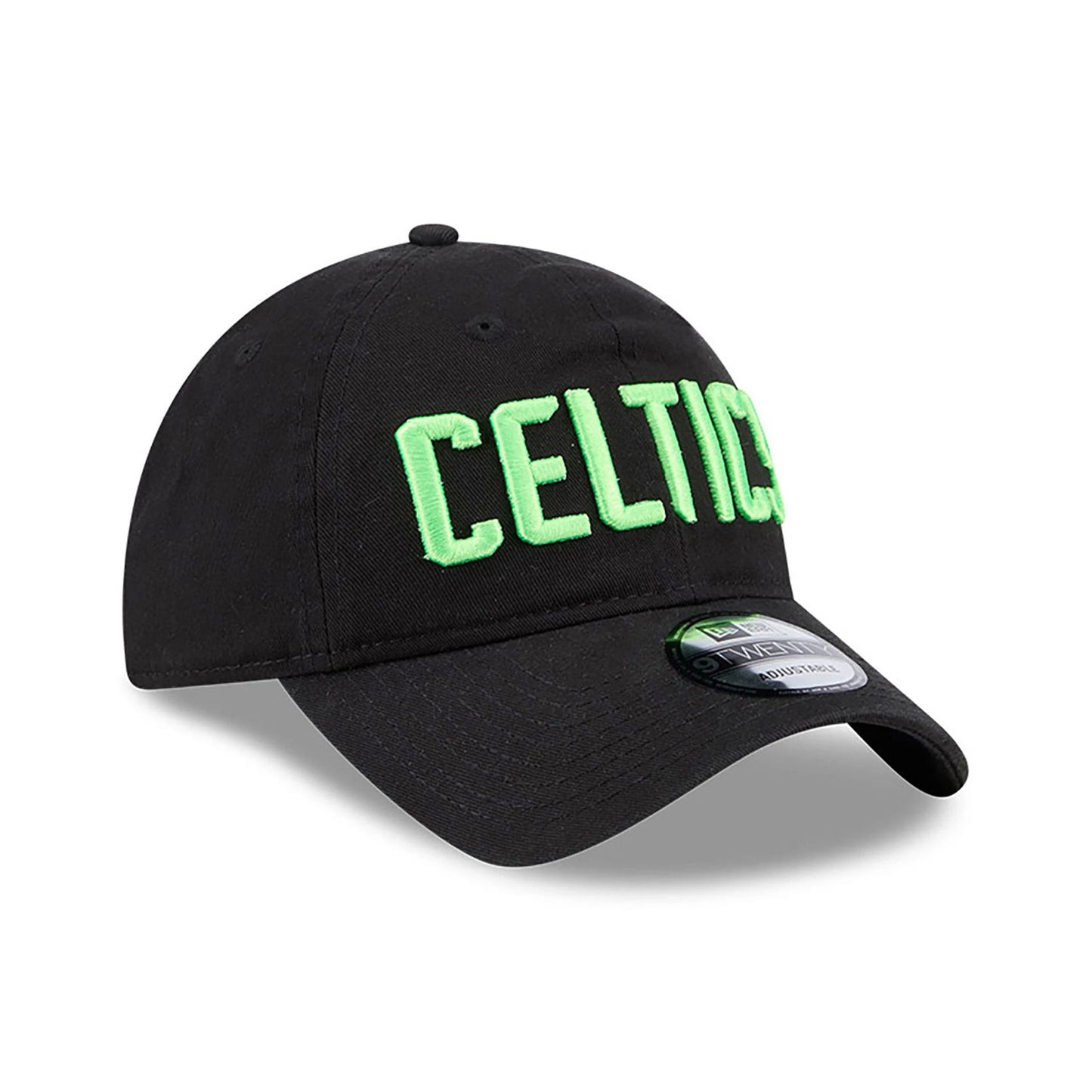 This is a Boston Celtics NBA City Edition Black 9TWENTY Adjustable Cap 3