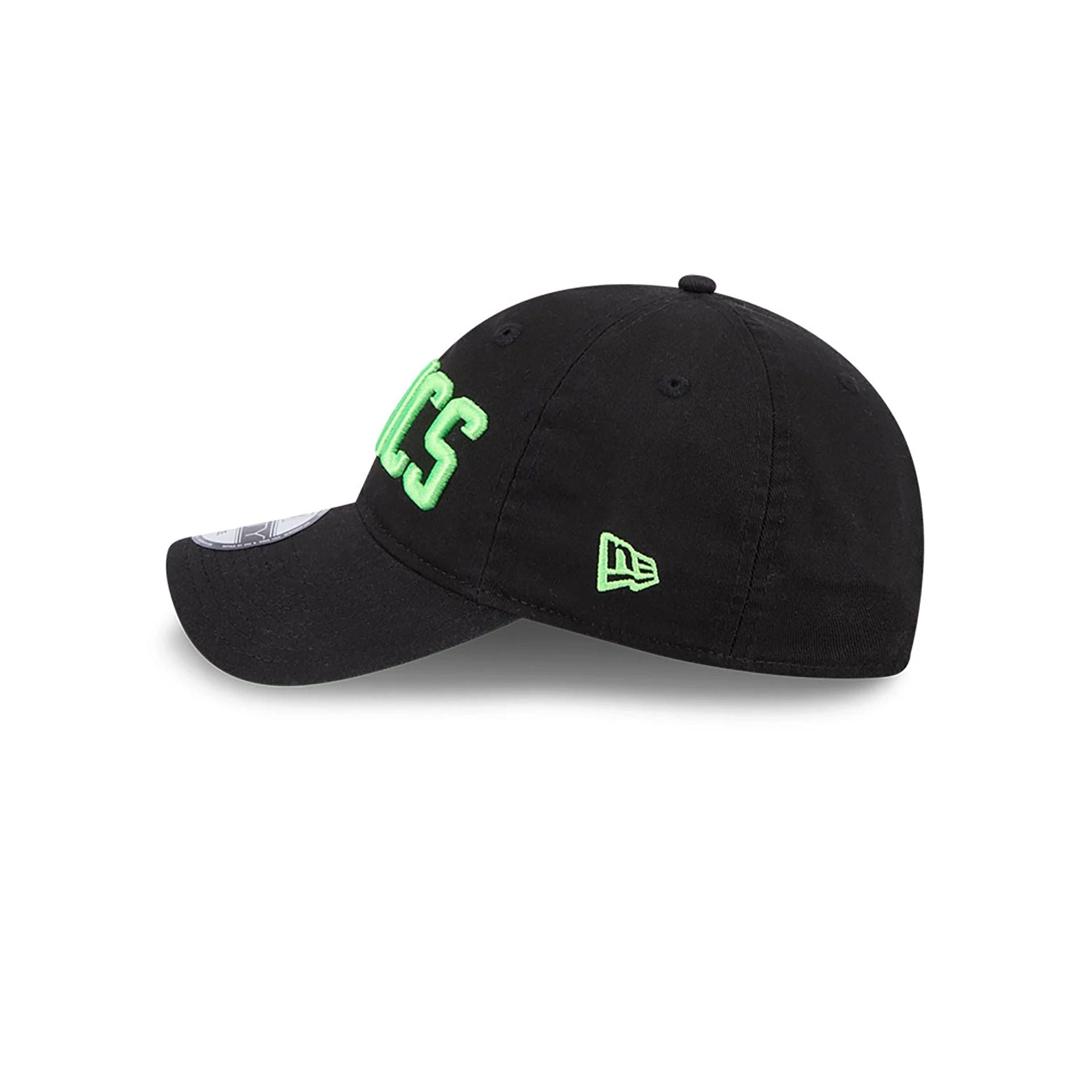 This is a Boston Celtics NBA City Edition Black 9TWENTY Adjustable Cap 7