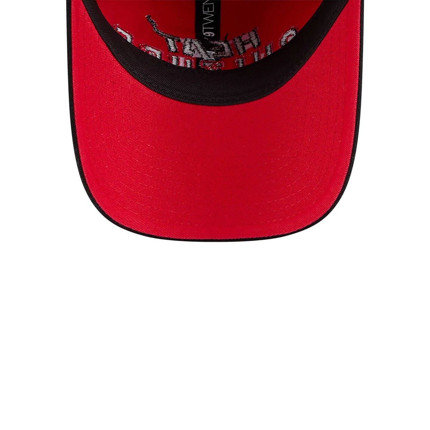 This is a Miami Heat NBA City Edition Red 9TWENTY Adjustable Cap 2