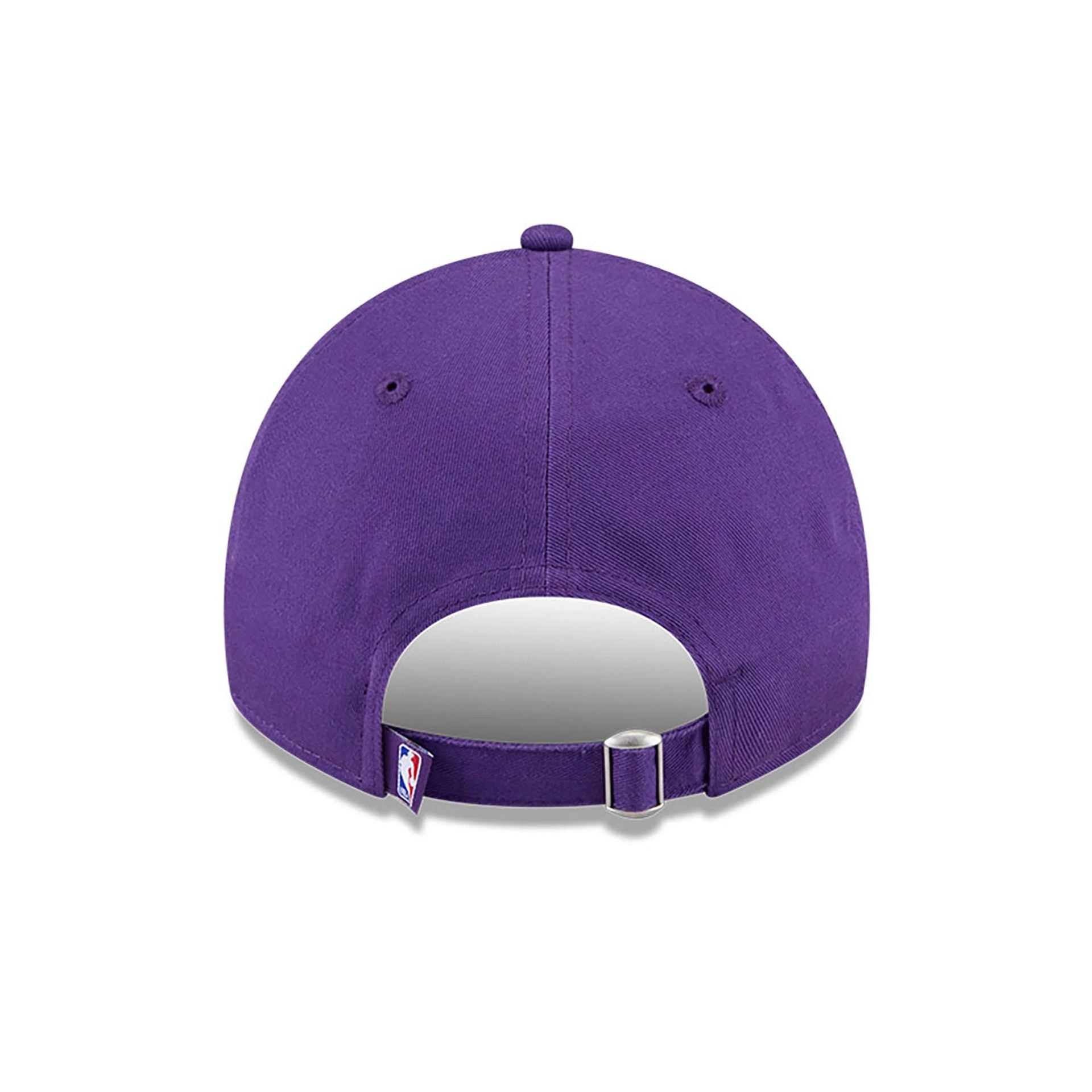 This is a LA Lakers NBA City Edition Purple 9TWENTY Adjustable Cap 5