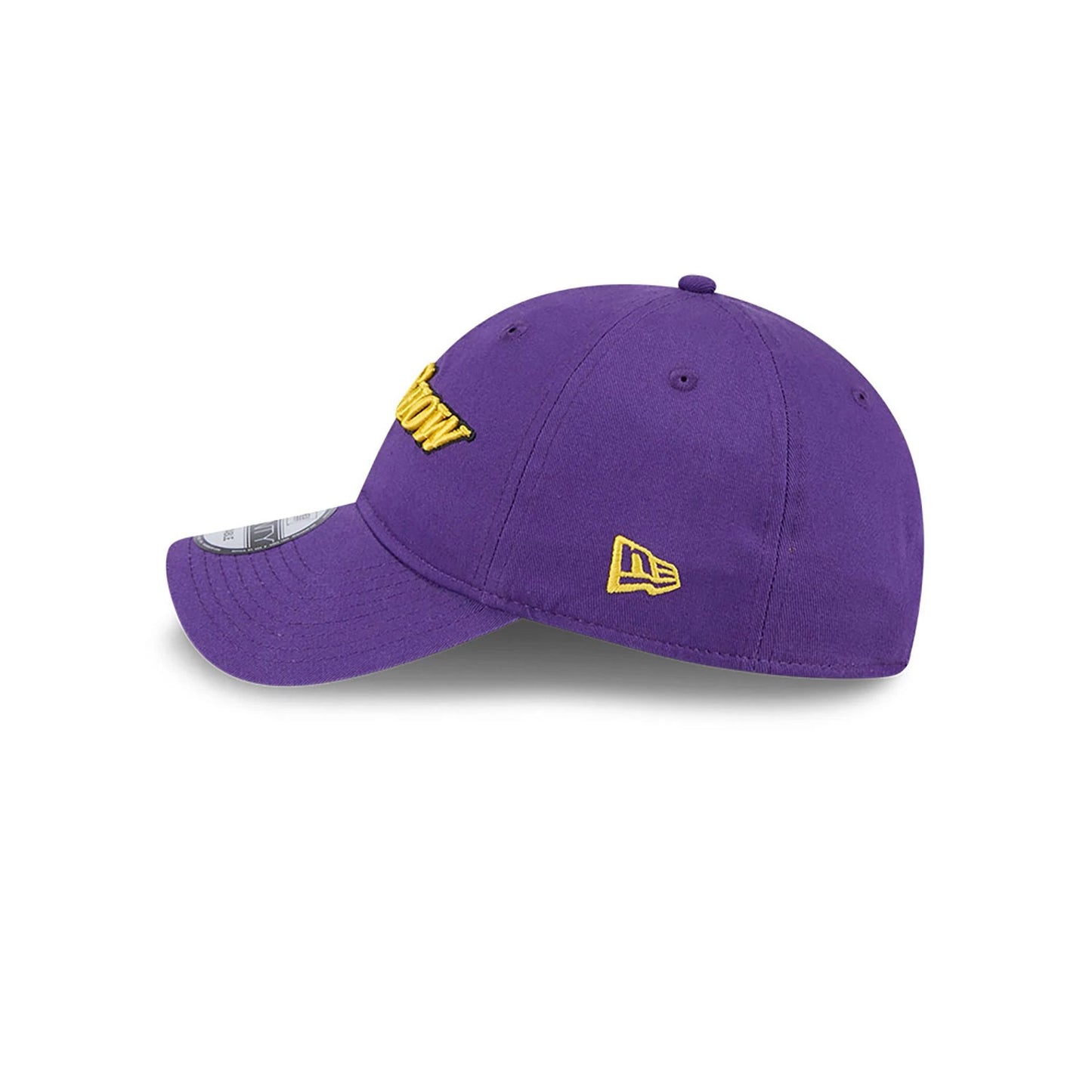 This is a LA Lakers NBA City Edition Purple 9TWENTY Adjustable Cap 7