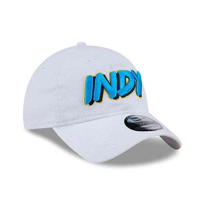 This is a Indiana Pacers NBA City Edition White 9TWENTY Adjustable Cap 3