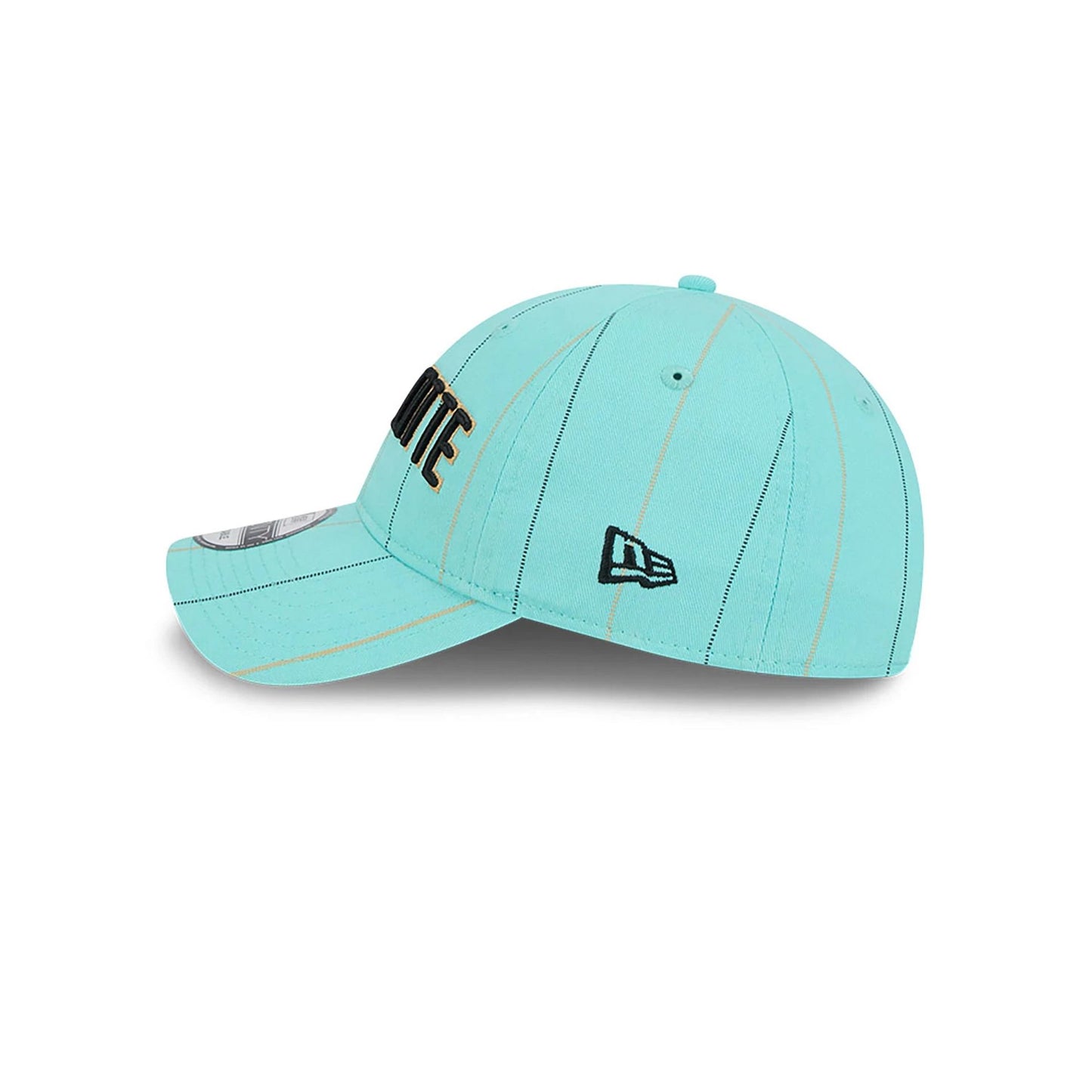 This is a Charlotte Hornets NBA City Edition Turquoise 9TWENTY Adjustable Cap 7