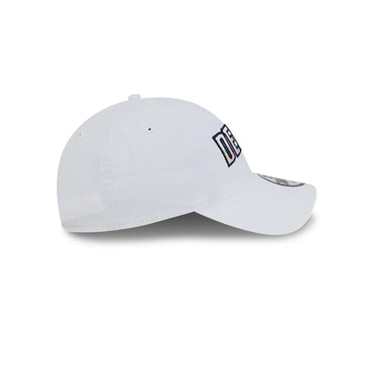 This is a Denver Nuggets NBA City Edition White 9TWENTY Adjustable Cap 6