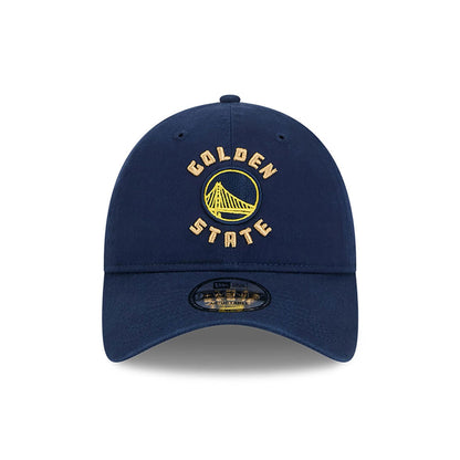 This is a Golden State Warriors NBA City Edition Navy 9TWENTY Adjustable Cap 3