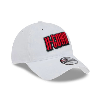 This is a Houston Rockets NBA City Edition White 9TWENTY Adjustable Cap 3