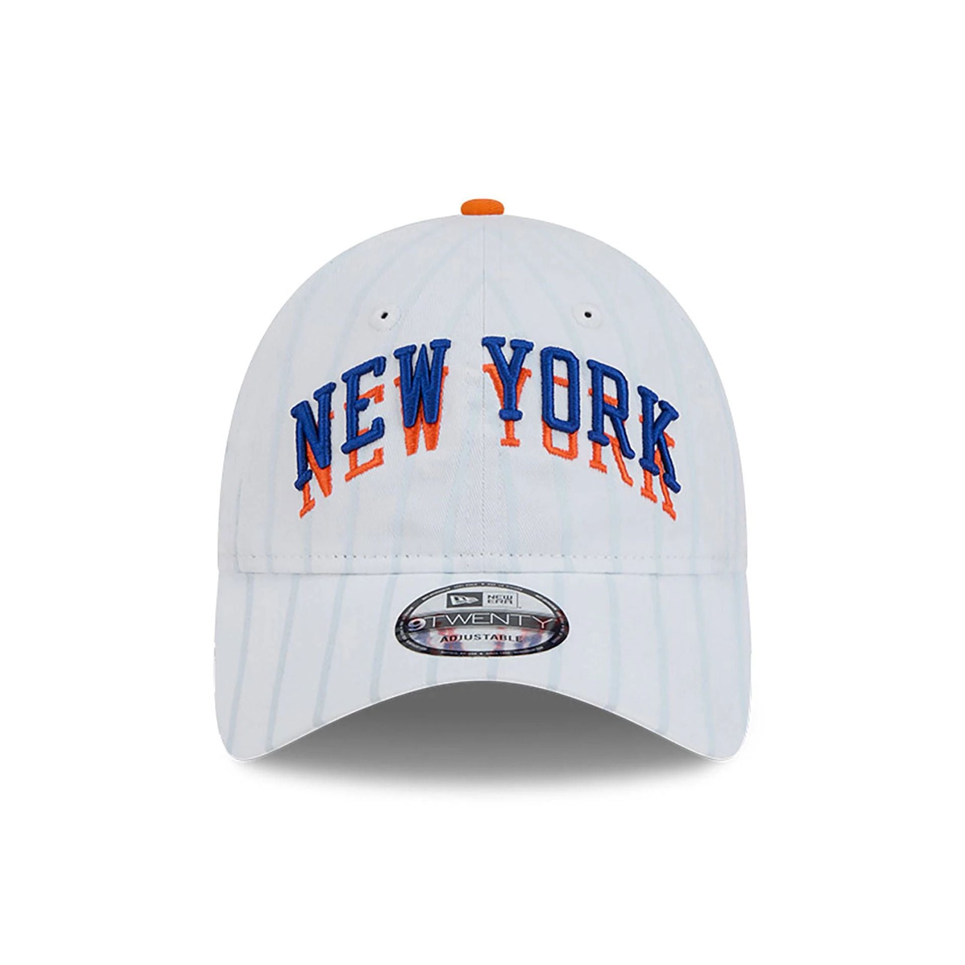 This is a New York Knicks NBA City Edition White 9TWENTY Adjustable Cap 2